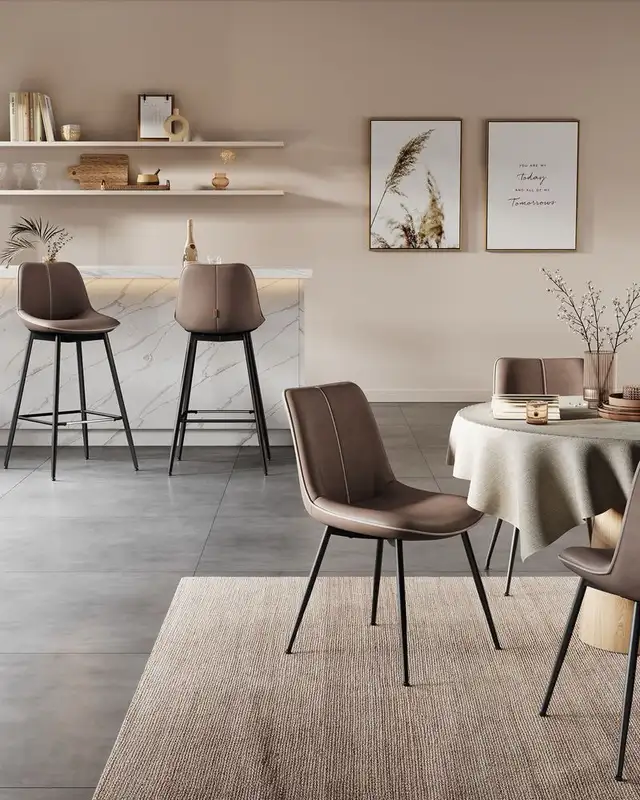 Counter Height Bar Stool with Back in Chairs & Recliners in Markham / York Region - Image 7