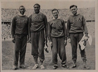 Jesse Owens USA 4x100M Team 1936 Pet Cremer Olympia #12