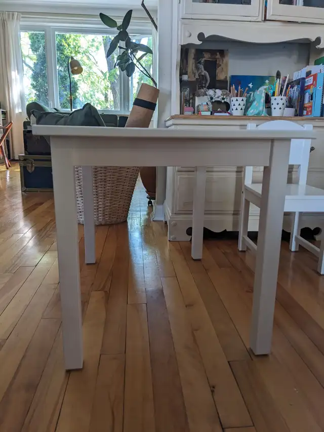 Kids Ikea Sundvik Table and Chair White Children's Set in Desks in Ottawa - Image 8