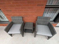 Outdoor Seating with Cushions for 2 persons