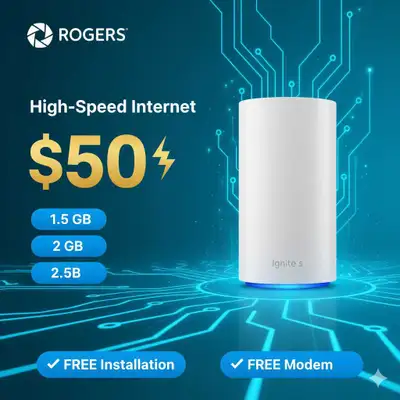 Get Rogers High-Speed Internet Now. Unlimited Home internet plan, View more