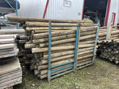 Poteau en pin traité en profondeur (6 pieds) pour clôture, View more