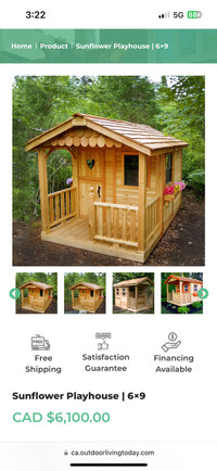 Cedar playhouse by OLT