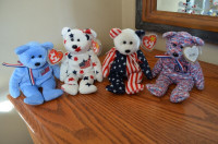 Ty Beanie Babies *Retired & Rare* - Set of 6 USA Exclusives