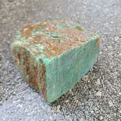 A 4 lb Green Aventurine. Origin: India. Photo taken wet. May deliver if not too far. May ship if you...