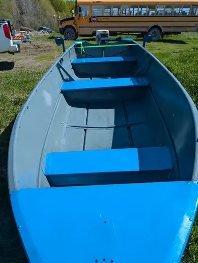 I have a nice 14-ft nice and deep, very sturdy boat in good shape on a nice trailer. All lights work...