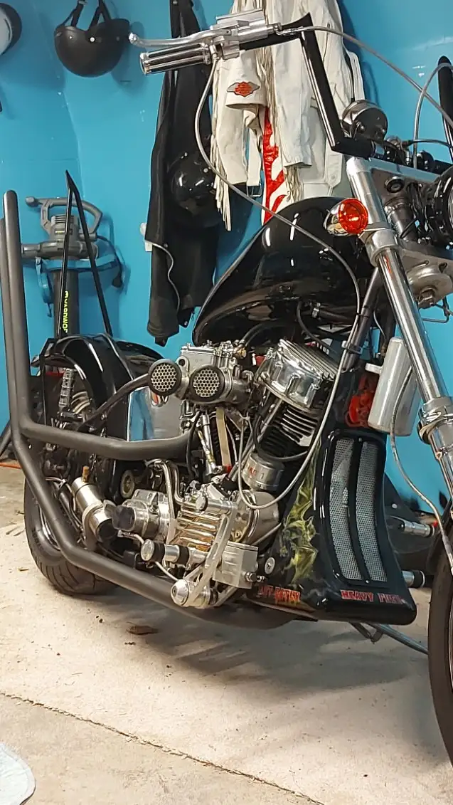 '64 Panhead Stroker for sale $14,999 or Trike trade.. in Street, Cruisers & Choppers in Oshawa / Durham Region - Image 5