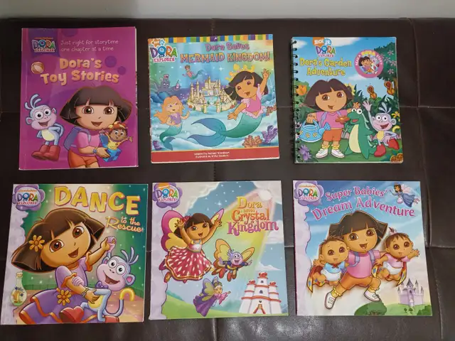 Dora toys and books lot, all for $15