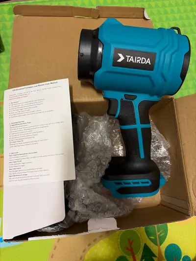 Portable leaf blower computable with Makita battery, View more