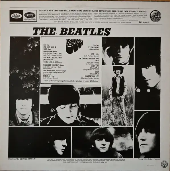 Rubber Soul 6th LP record album by the Beatle vinyl in CDs, DVDs & Blu-ray in Markham / York Region - Image 3