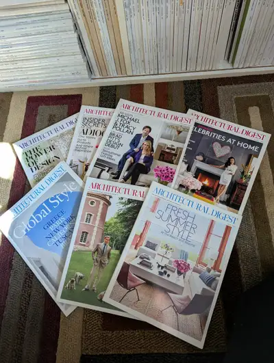 121 Ass'd (Not Consecutive) Tidy Architectural Digest Magazines!, View more