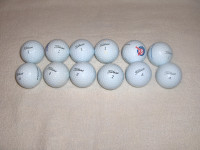 Titleist ProV1, Chrome Soft, coloured golf balls for sale, used