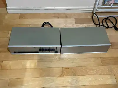 Made in England Radford SC24 Preamp and SPA60 Power amp Stereo Hi-Fi Matching color and matching ser...