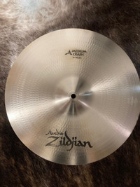 Zildjian A Medium Crash Cymbal - 16 Inches  Made in USA