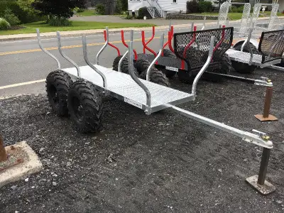 Fabrication/réparation/entretien de remorque galvaniser: plateformes, dompeurs/dumper, trailers, uti...