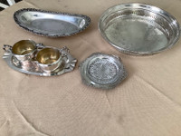 Silver serving pieces from the l960's