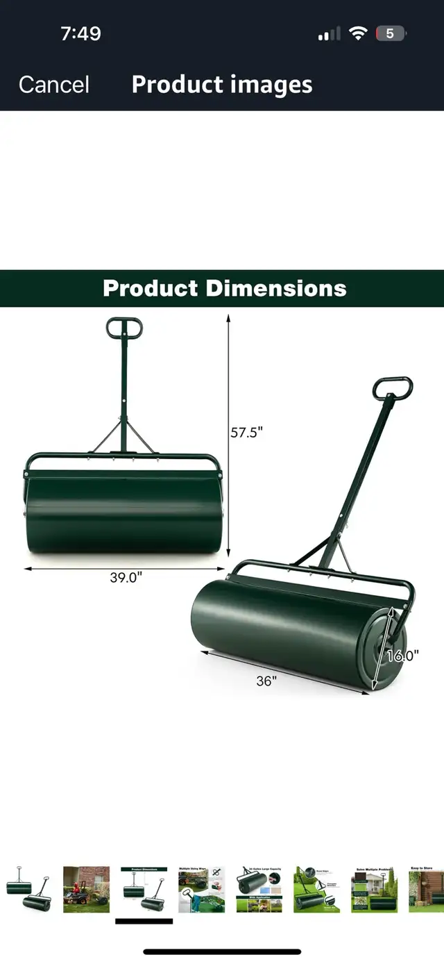 Lawn roller (brand new)63234578220547124