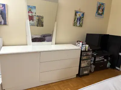 coiffeuse complet miroir et tiroirs , View more