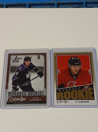 Hockey Rookie Card OPC Erik Karlsson,Drew Doughty NM Lot of 2