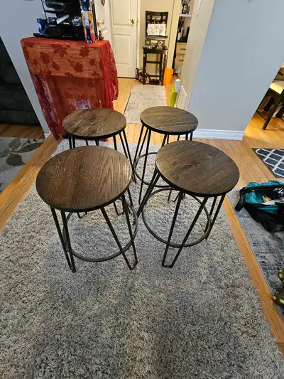 Hairpin Wood Bar stools, View more