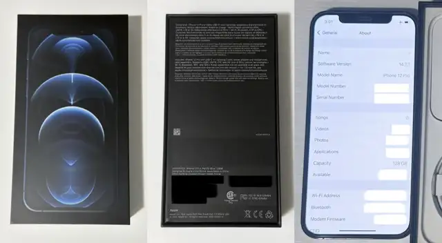 【99% NEW】iPhone 12Pro 128GB (Pacific Blue) in Cell Phones in Markham / York Region - Image 5