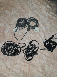 Wired cables for xbox 360 controllers. $10 each