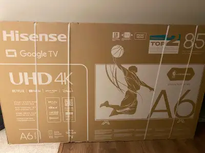 85” Hisense UHD 4K TV, View more