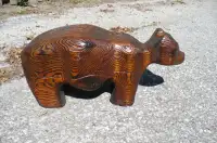 New Home Store Wood Bear Carved Decor Art Animal Cottage