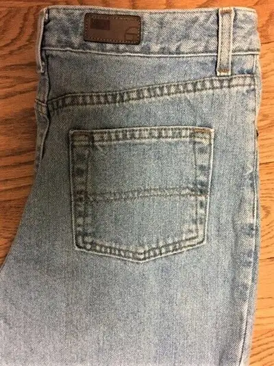 WOMEN'S JEANS - 2 PAIR - 1  BLUE (8 X 32) - 1  IVORY (28 x 32), View more