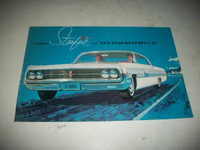 1962 OLDSMOBILE STARFIRE SALES BROCHURE. CLEAN!, View more