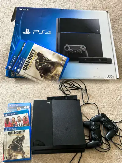 Sony Playstation 4 Slim Video Game Console 500Gb Jet Black Ps4, View more