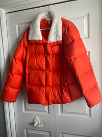 Orange winter Jacket Bomber/Puffer