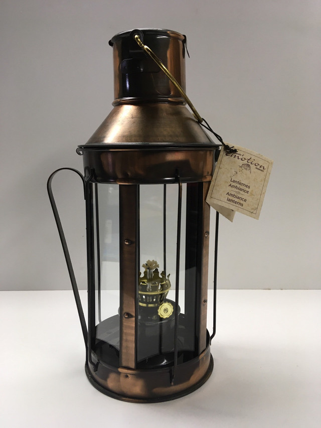 Lanterne (neuve) fini cuivre antique, décorative ou fonctionnel dans Art et objets de collection  à Ville de Montréal