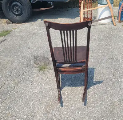 Antique Small Wooden Rocking Chair    PRICE REDUCTION, View more