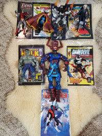 Toy Biz Marvel Legends GALACTUS Series 9 COMPLETE SET W/COMICS