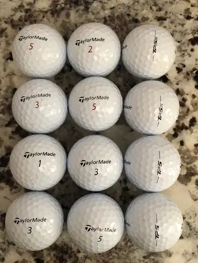 TaylorMade TP5 and TP5X used golf balls in excellent condition, View more