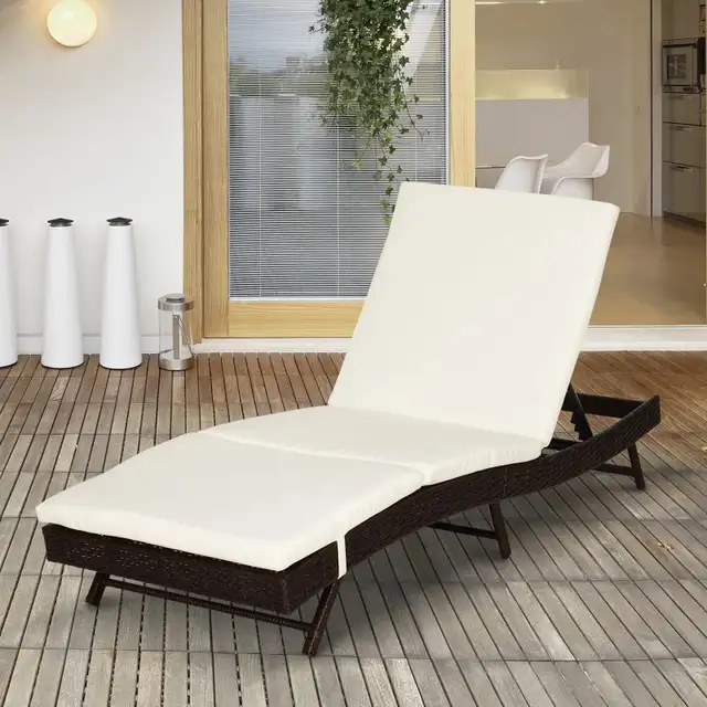 Wicker Patio Lounger, Outdoor S Shape Recliners Lounge Chair w/  in Patio & Garden Furniture in Markham / York Region - Image 2