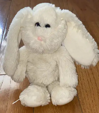 8" Ty Attic Treasures PEARL Bunny Rabbit Cream White Plush Doll, View more