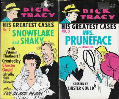 2 DICK TRACY GREATEST CASES #2-  Snowflake / #3 Mrs Pruneface, View more