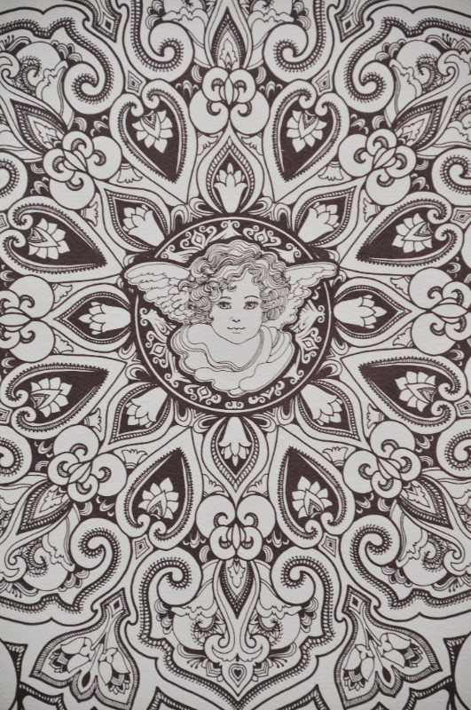 RARE 1965 CONNIE KEELAN "ANGEL" OFFSET LITHO PRINT 17"x 23" SGN in Arts & Collectibles in Stratford - Image 4