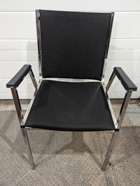 stacking chair with arms