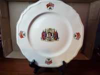 4 Vintage Plates - Coronation of Queen Elizabeth