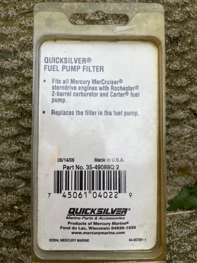 Boat fuel pump filter  in Other in Ottawa - Image 2