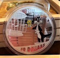 * 20015 $30 Canada Fine Silver Coin Looney Tunes RCM