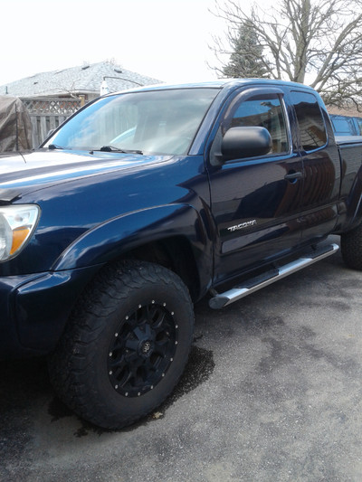 2012 TOYOTA TACOMA 4x4 CAB and a HALF TRUCK