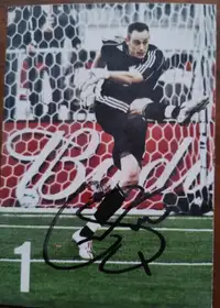 National Soccer Star Greg Sutton Autographed Action Photo