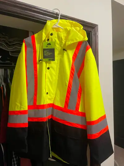 Safety rain jacket csa approved, View more