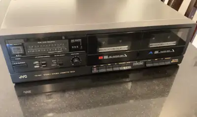 JVC stereo double cassette deck, View more