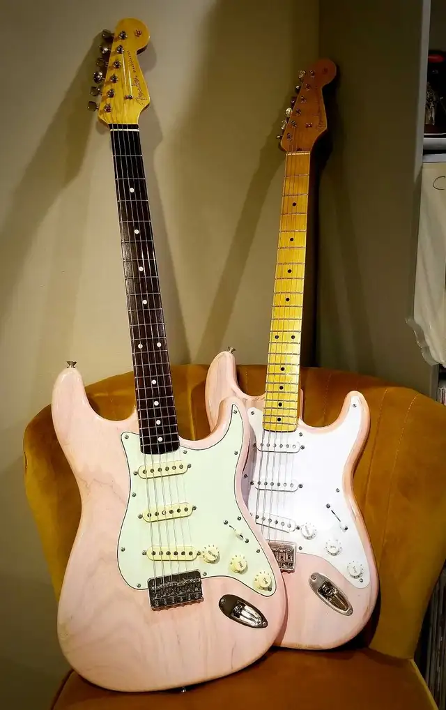 White Sugar Customs Vintage Telecasters Esquires Stratocasters in Guitars in City of Toronto - Image 10