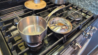 lagostina commercial clad cookware small pot